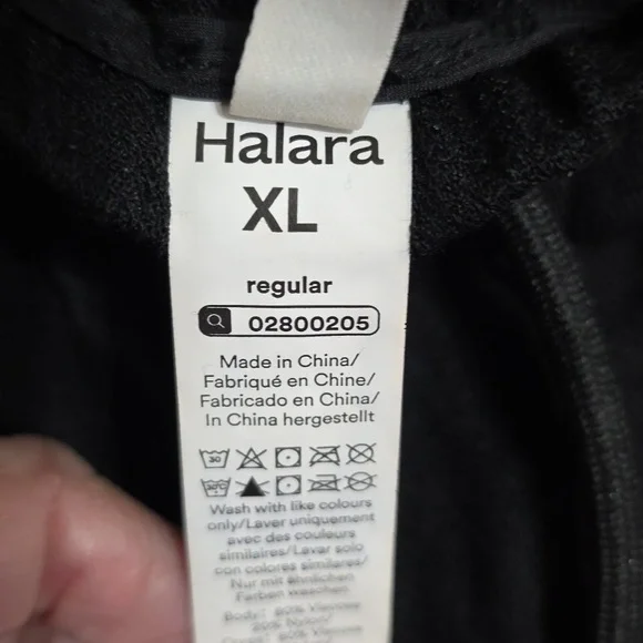 NWT Halara Womens Pants Black Wide Leg Elastic/Drawstring Pockets Lightweight XL - Picture 3 of 12